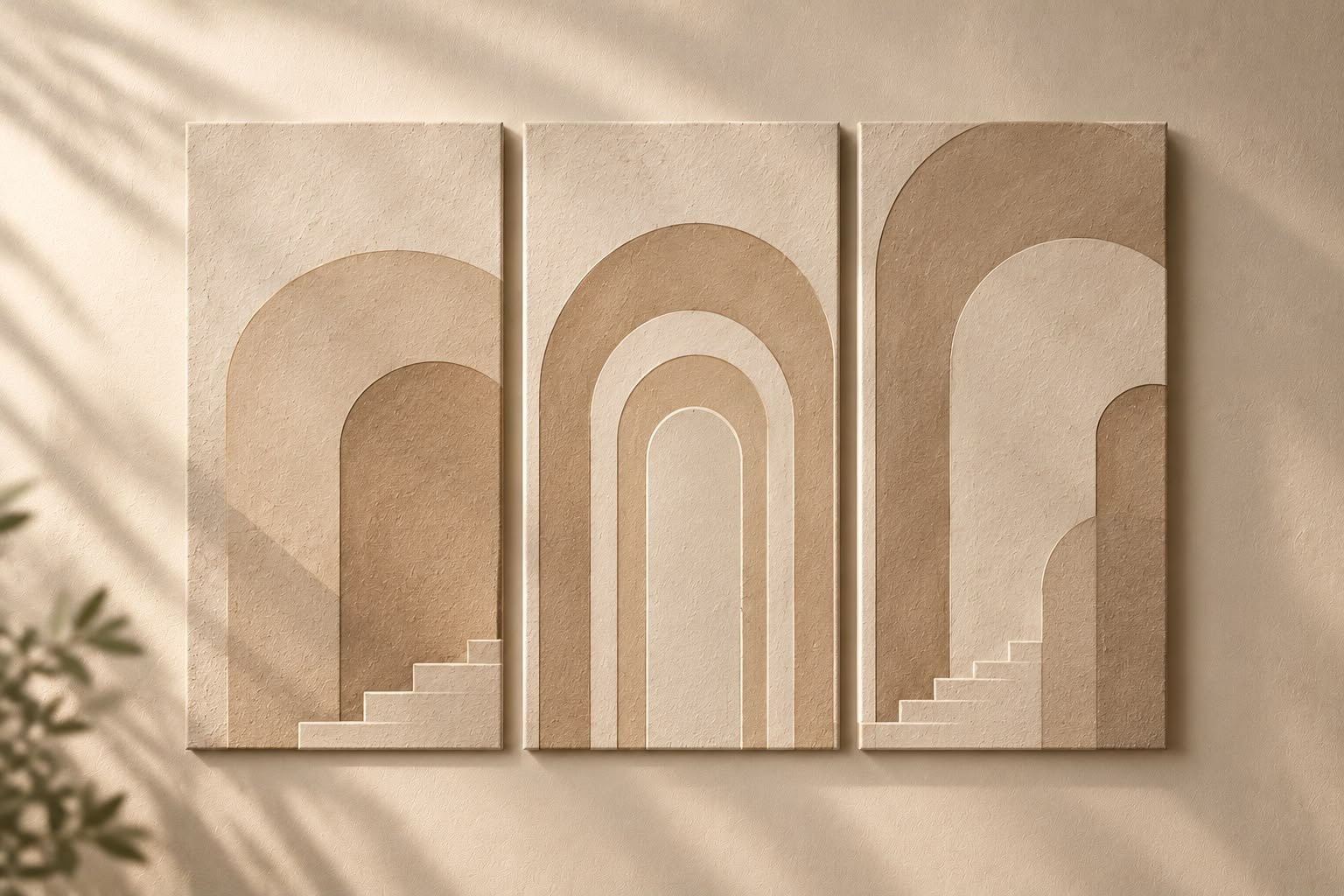 Abstract Shapes Trio